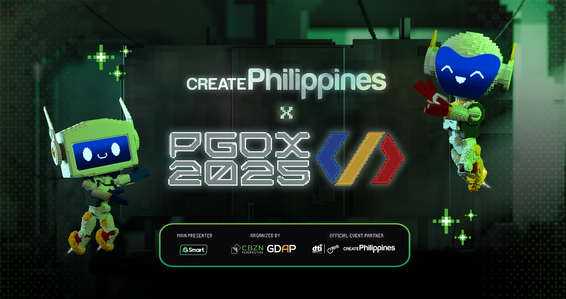 CREATEPhilippines x PGDX logo